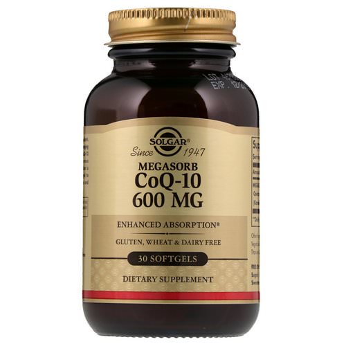 Solgar, Megasorb CoQ-10, 600 mg, 30 Softgels Review