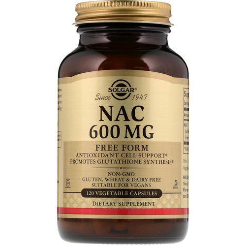 Solgar, NAC, 600 mg, 120 Vegetable Capsules Review