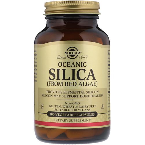Solgar, Oceanic Silica From Red Algae, 100 Vegetable Capsules Review