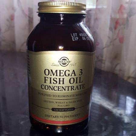 Solgar, Omega-3 Fish Oil Concentrate, 120 Softgels Review