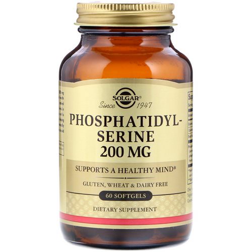 Solgar, Phosphatidylserine, 200 mg, 60 Softgels Review