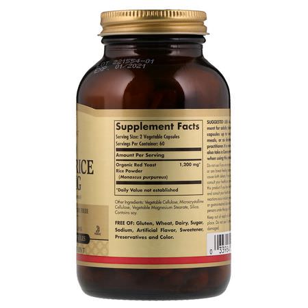 Red Yeast Rice, Healthy Lifestyles, Supplements