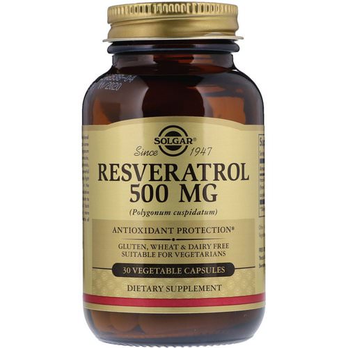 Solgar, Resveratrol, 500 mg, 30 Vegetable Capsules Review