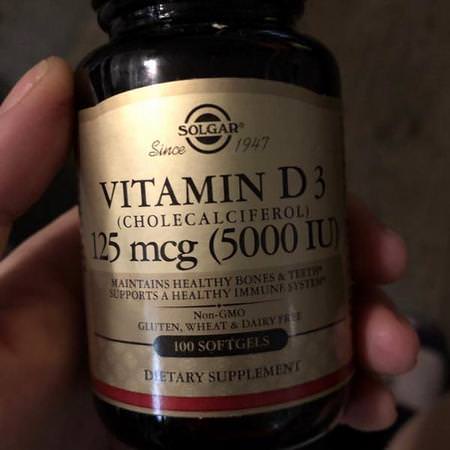 Supplements Vitamins Vitamin D D3 Cholecalciferol Solgar