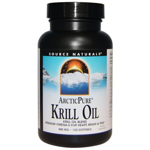 Source Naturals, ArcticPure, Krill Oil, 500 mg, 120 Softgels Review