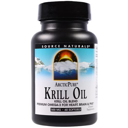 Source Naturals, ArcticPure, Krill Oil, 500 mg, 60 Softgels Review