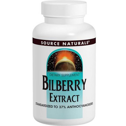 Source Naturals, Bilberry Extract, 50 mg, 120 Tablets Review