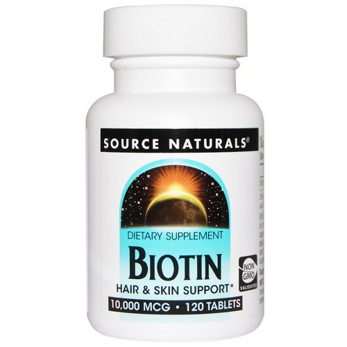 Source Naturals, Biotin, 10,000 mcg, 120 Tablets Review