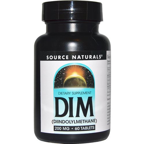 Source Naturals, DIM (Diindolylmethane), 200 mg, 60 Tablets Review
