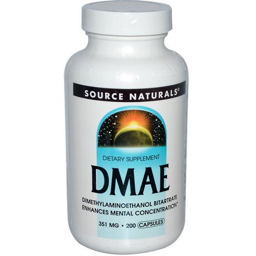 Source Naturals, DMAE, 351 mg, 200 Capsules Review
