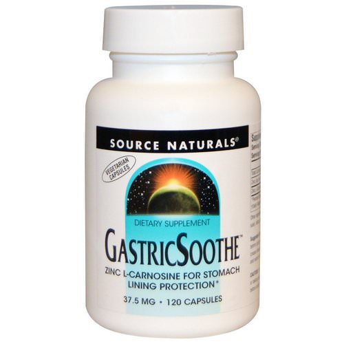 Source Naturals, GastricSoothe, 37.5 mg, 120 Capsules Review