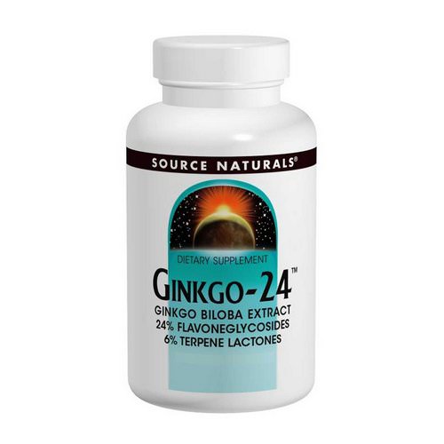 Source Naturals, Ginkgo-24, 120 mg, 120 Tablets Review
