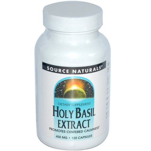 Source Naturals, Holy Basil Extract, 450 mg, 120 Capsules Review