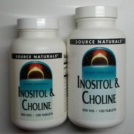 Source Naturals, Choline, Inositol