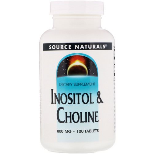 Source Naturals, Inositol & Choline, 800 mg, 100 Tablets Review