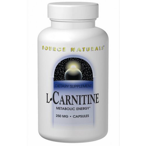 Source Naturals, L-Carnitine, 250 mg, 120 Capsules Review