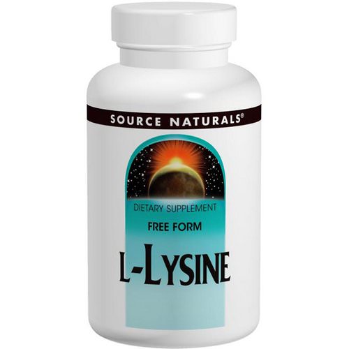 Source Naturals, L-Lysine, 1,000 mg, 100 Tablets Review