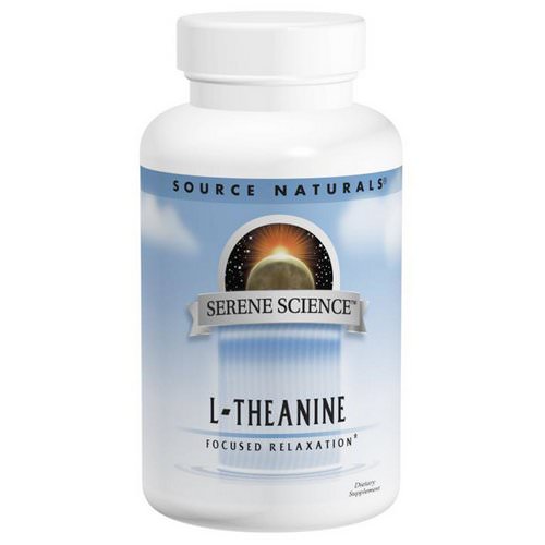 Source Naturals, L-Theanine, 200 mg, 60 Capsules Review