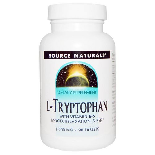 Source Naturals, L-Tryptophan, 1,000 mg, 90 Tablets Review