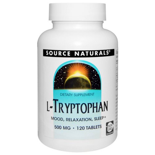 Source Naturals, L-Tryptophan, 500 mg, 120 Tablets Review