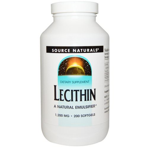 Source Naturals, Lecithin, 1,200 mg, 200 Softgels Review