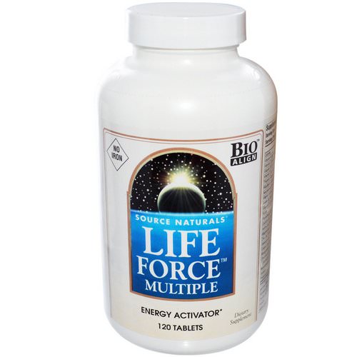 Source Naturals, Life Force Multiple, No Iron, 120 Tablets Review