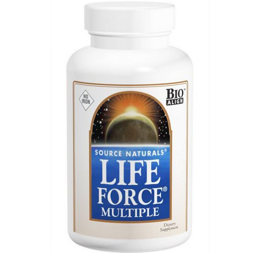 Source Naturals, Life Force Multiple, No Iron, 180 Tablets Review