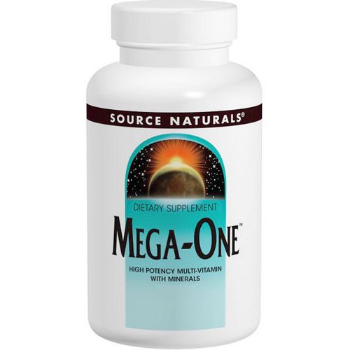Source Naturals, Mega-One, High Potency Multi-Vitamin with Minerals, 180 Tablets Review