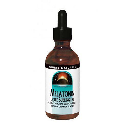 Source Naturals, Melatonin Liquid Sublingual, Natural Orange Flavor, 4 fl oz (118.28 ml) Review