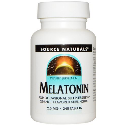 Source Naturals, Melatonin, Orange, 2.5 mg, 240 Lozenges Review