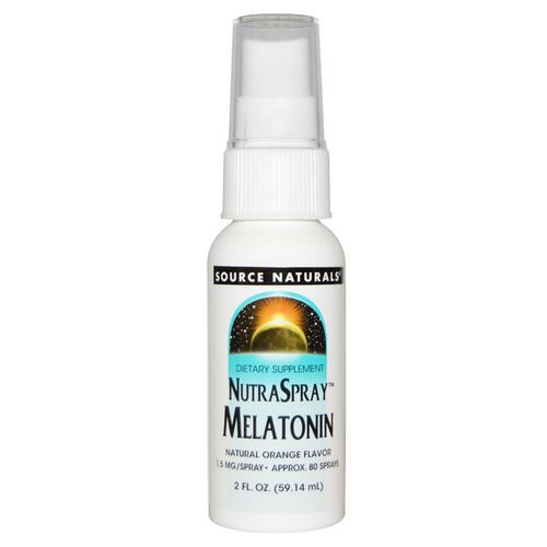Source Naturals, NutraSpray Melatonin, Natural Orange Flavor, 2 fl oz (59.14 ml) Review