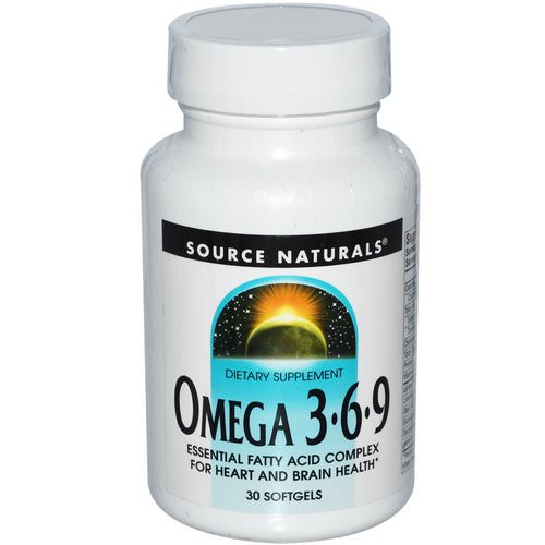 Source Naturals, Omega 3 6 9, 30 Softgels Review