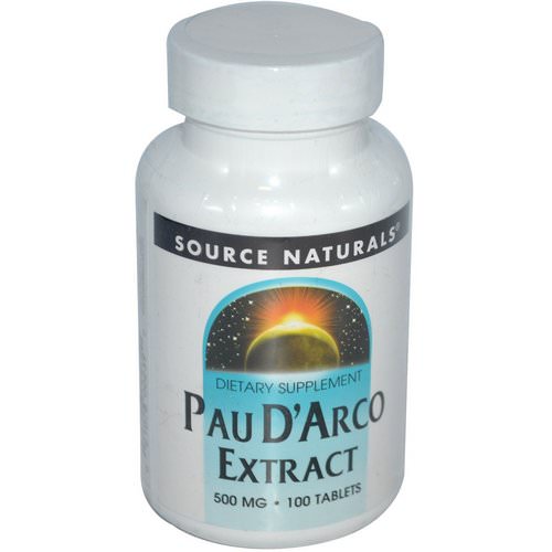 Source Naturals, Pau D'Arco Extract, 500 mg, 100 Tablets Review