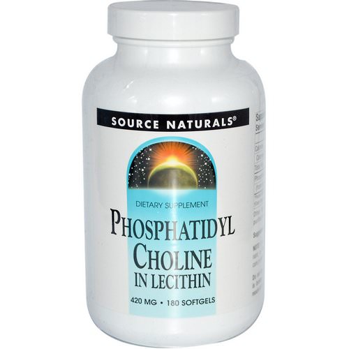 Source Naturals, Phosphatidyl Choline, in Lecithin, 420 mg, 180 Softgels Review