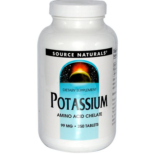 Source Naturals, Potassium, 99 mg, 250 Tablets Review