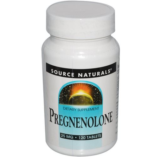 Source Naturals, Pregnenolone, 25 mg, 120 Tablets Review