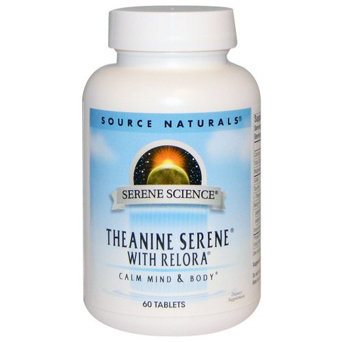Source Naturals, Serene Science, Theanine Serene With Relora, 60 Tablets Review