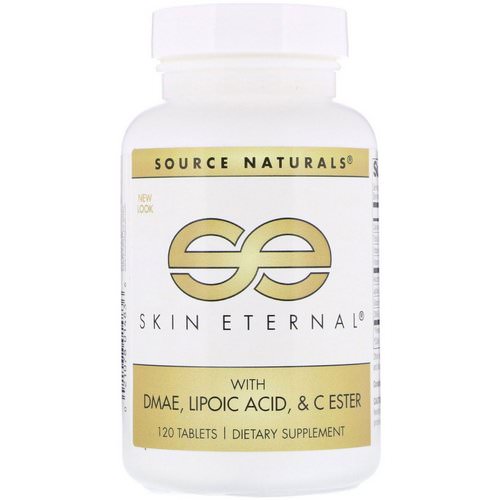 Source Naturals, Skin Eternal with DMAE, Lipoic Acid, and C Ester, 120 Tablets Review