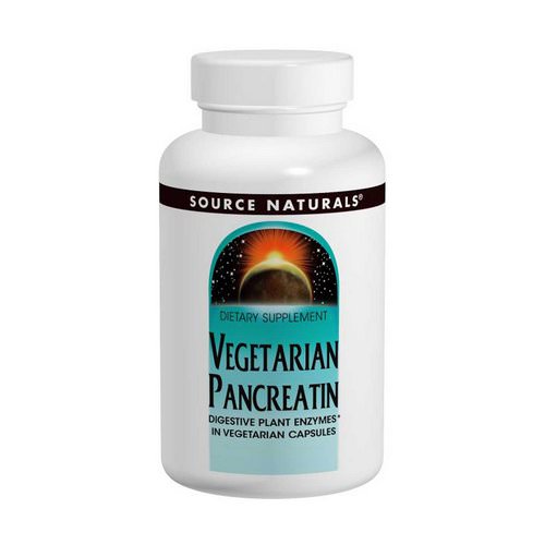 Source Naturals, Vegetarian Pancreatin, 475 mg, 120 Capsules Review