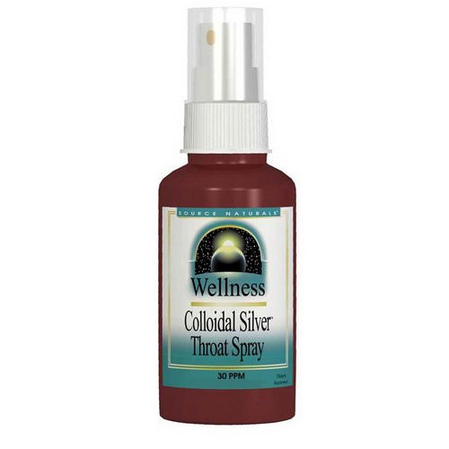 Source Naturals, Wellness, Colloidal Silver Throat Spray, 30 PPM, 2 fl oz (59.14 ml) Review