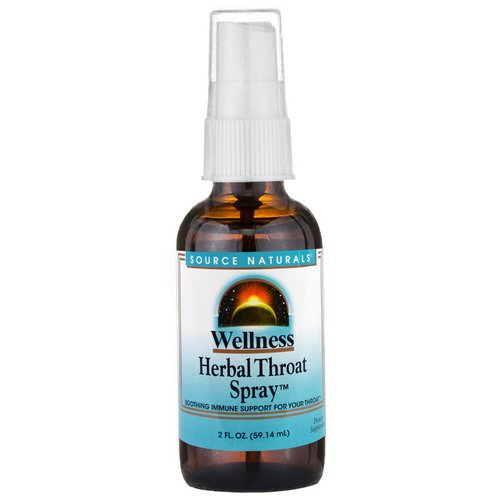 Source Naturals, Wellness, Herbal Throat Spray, 2 fl oz (59.14 ml) Review