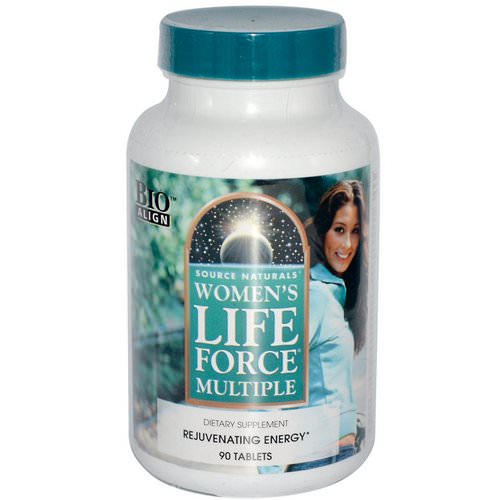 Source Naturals, Women's Life Force Multiple, 90 Tablets Review
