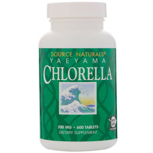 Source Naturals, Yaeyama Chlorella, 200 mg, 600 Tablets Review
