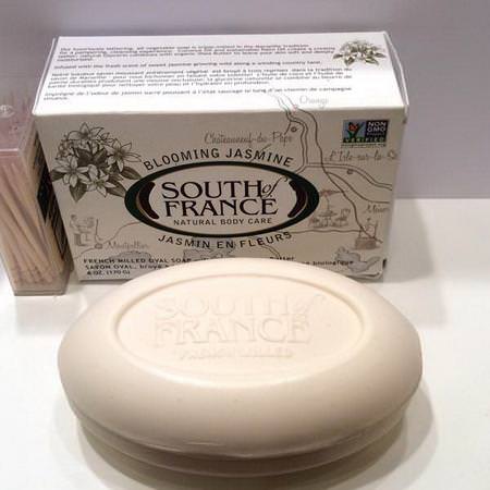 Blooming Jasmine, French Milled Oval Soap with Organic Shea Butter