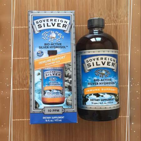 Supplements Minerals Silver Immune Support Sovereign Silver