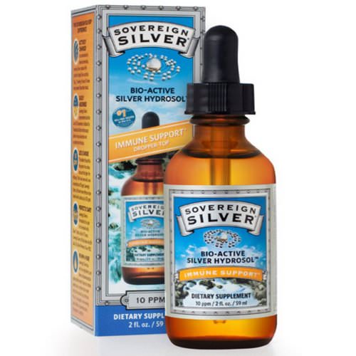 Sovereign Silver, Bio-Active Silver Hydrosol Dropper-Top, 10 ppm, 2 fl oz (59 ml) Review