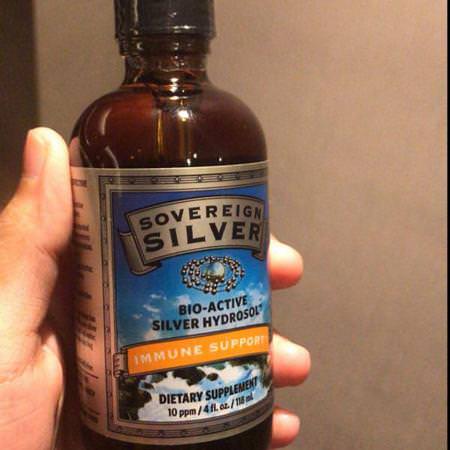 Sovereign Silver, Bio-Active Silver Hydrosol Dropper-Top, 10 PPM, 8 fl oz (236 ml) Review