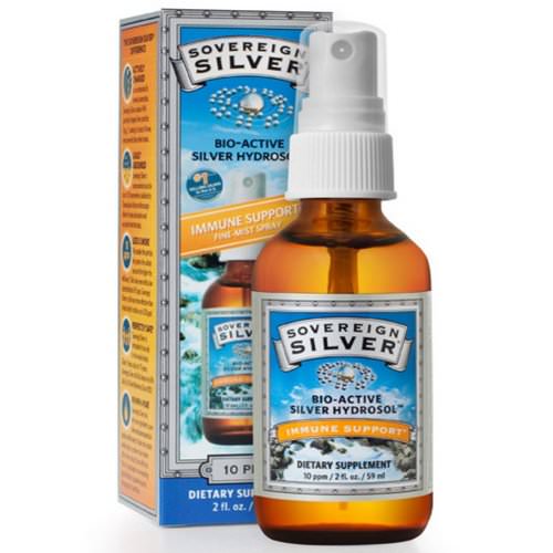 Sovereign Silver, Bio-Active Silver Hydrosol, Immune Support, Fine-Mist Spray, 10 ppm, 2 fl oz (59 mL) Review