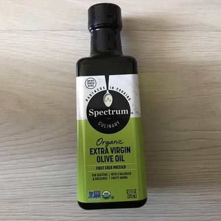 Spectrum Culinary, Organic Extra Virgin Olive Oil, 8 fl oz (236 ml) Review