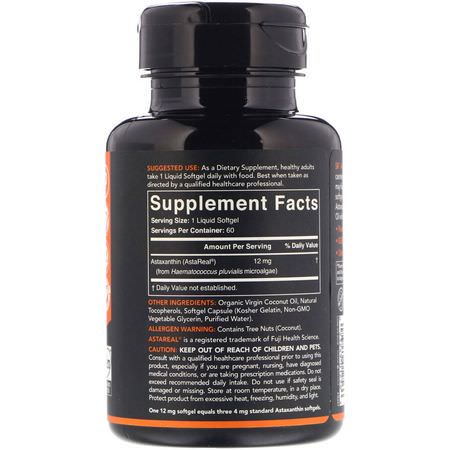 Astaxanthin, Antioxidants, Supplements, Sports Supplements, Sports Nutrition